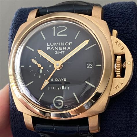 Panerai Luminor 1950 8 Days GMT Rose Gold PAM 289.